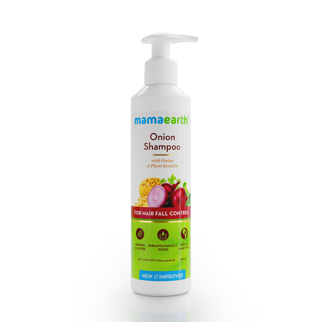 Mamaearth Onion Shampoo For Hair Growth & Hair Fall Control With Onion & Plant Keratin-2