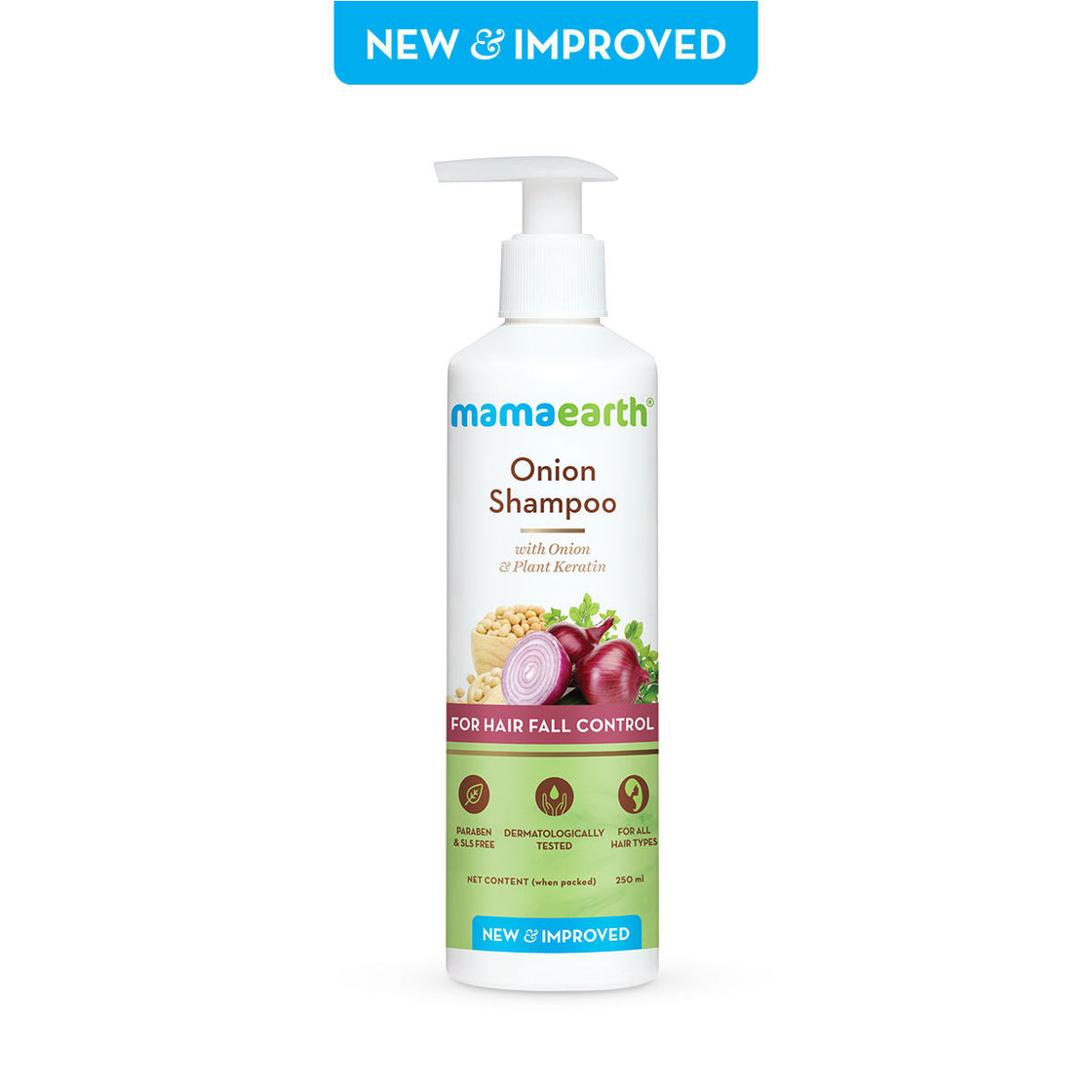 Mamaearth Onion Shampoo For Hair Growth & Hair Fall Control With Onion & Plant Keratin-3