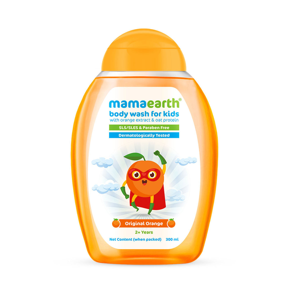 Mamaearth Original Orange Body Wash For Kids With Orange & Oat Protein-7