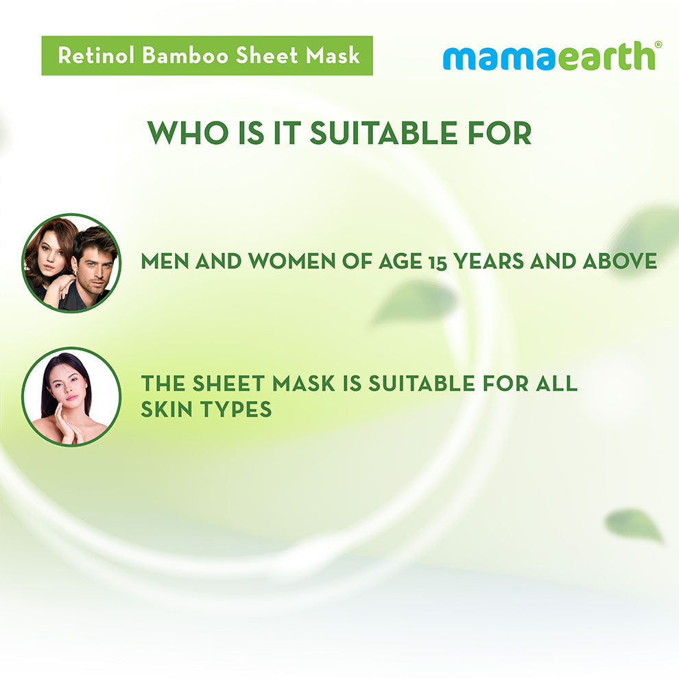 Mamaearth Retinol Bamboo Sheet Mask-6