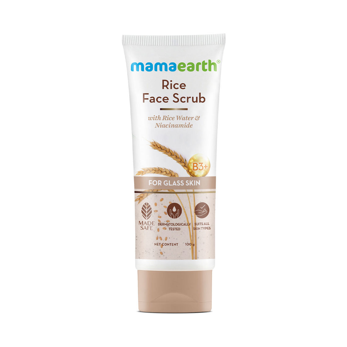 Mamaearth Rice Face Scrub For Glowing Skin With Rice Water & Niacinamide For Glass Skin-7