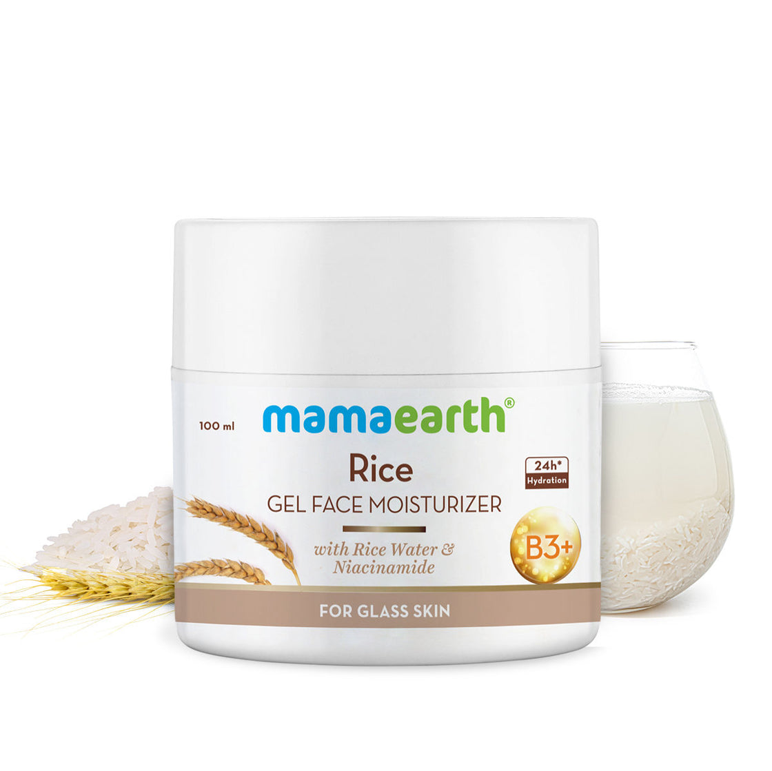 Mamaearth Rice Gel Face Moisturizer With Rice Water & Niacinamide For Glass Skin-2