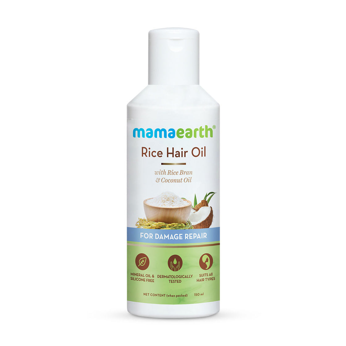 Mamaearth Rice Hair Oil With Rice Bran And Coconut Oil-2