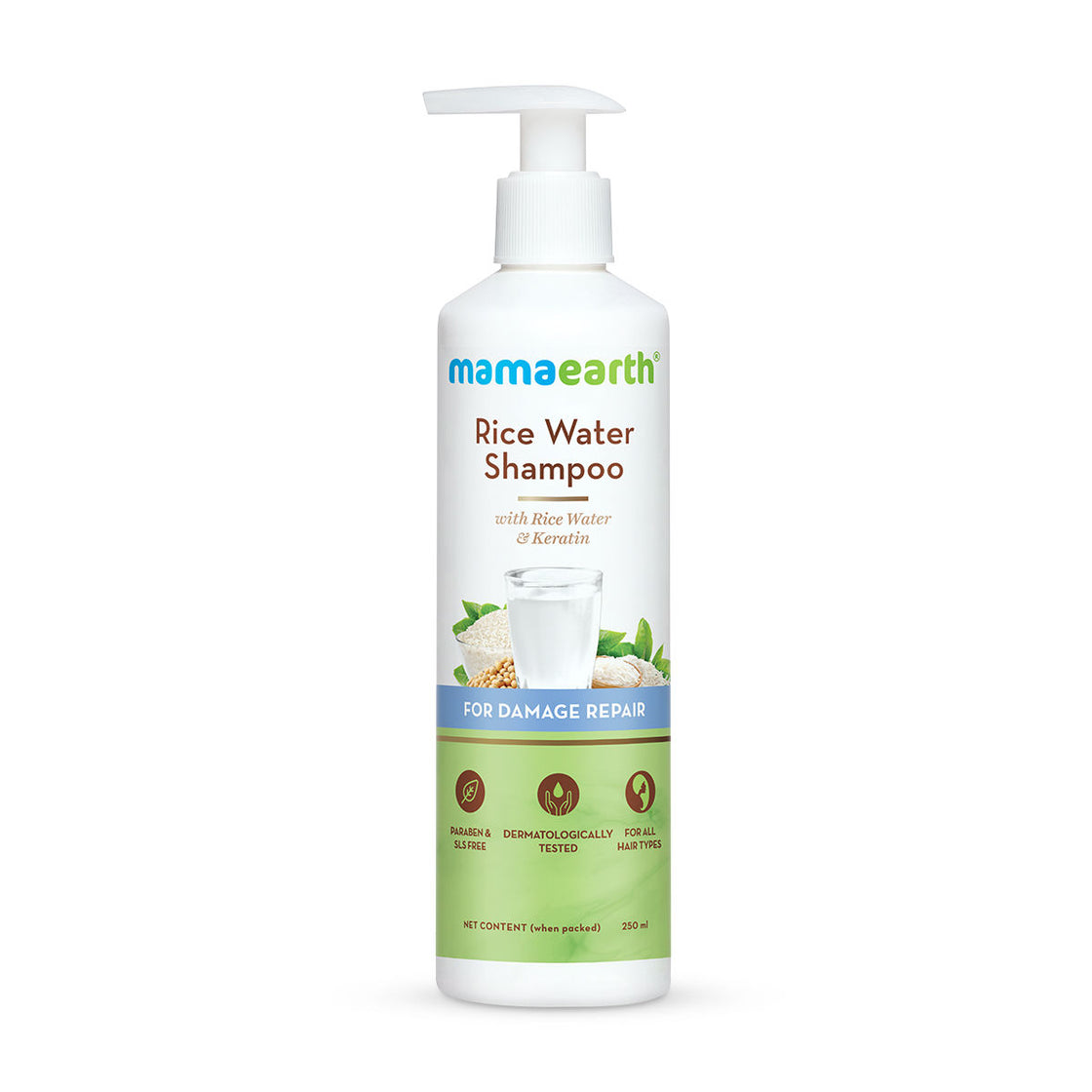 Mamaearth Rice Water Shampoo With Rice Water And Keratin-2