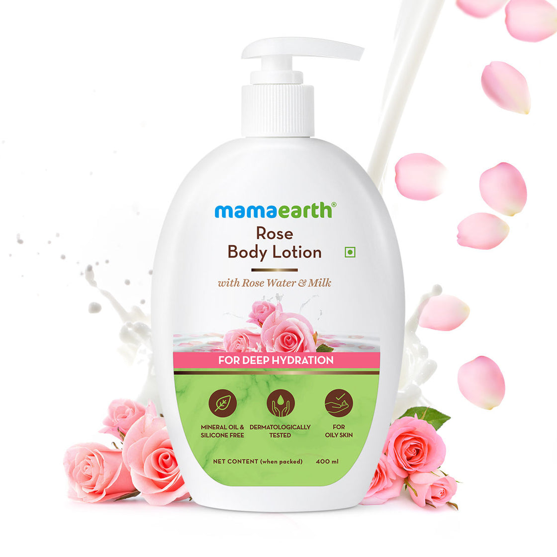 Mamaearth Rose Body Lotion With Rose Water And Milk For Deep Hydration-8