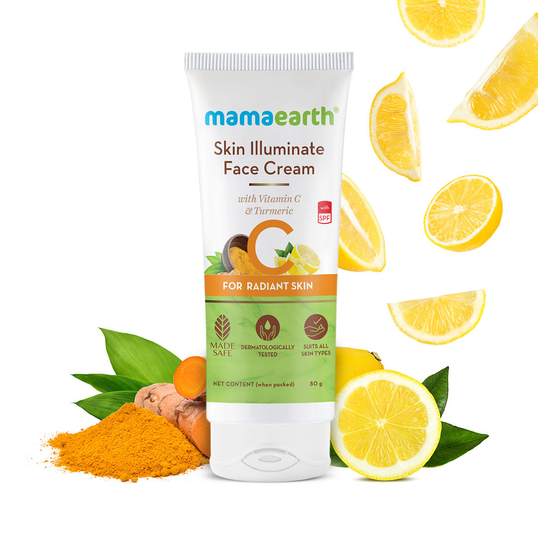 Mamaearth Skin Illuminate Face Cream With Vitamin C And Turmeric For Radiant Skin-2