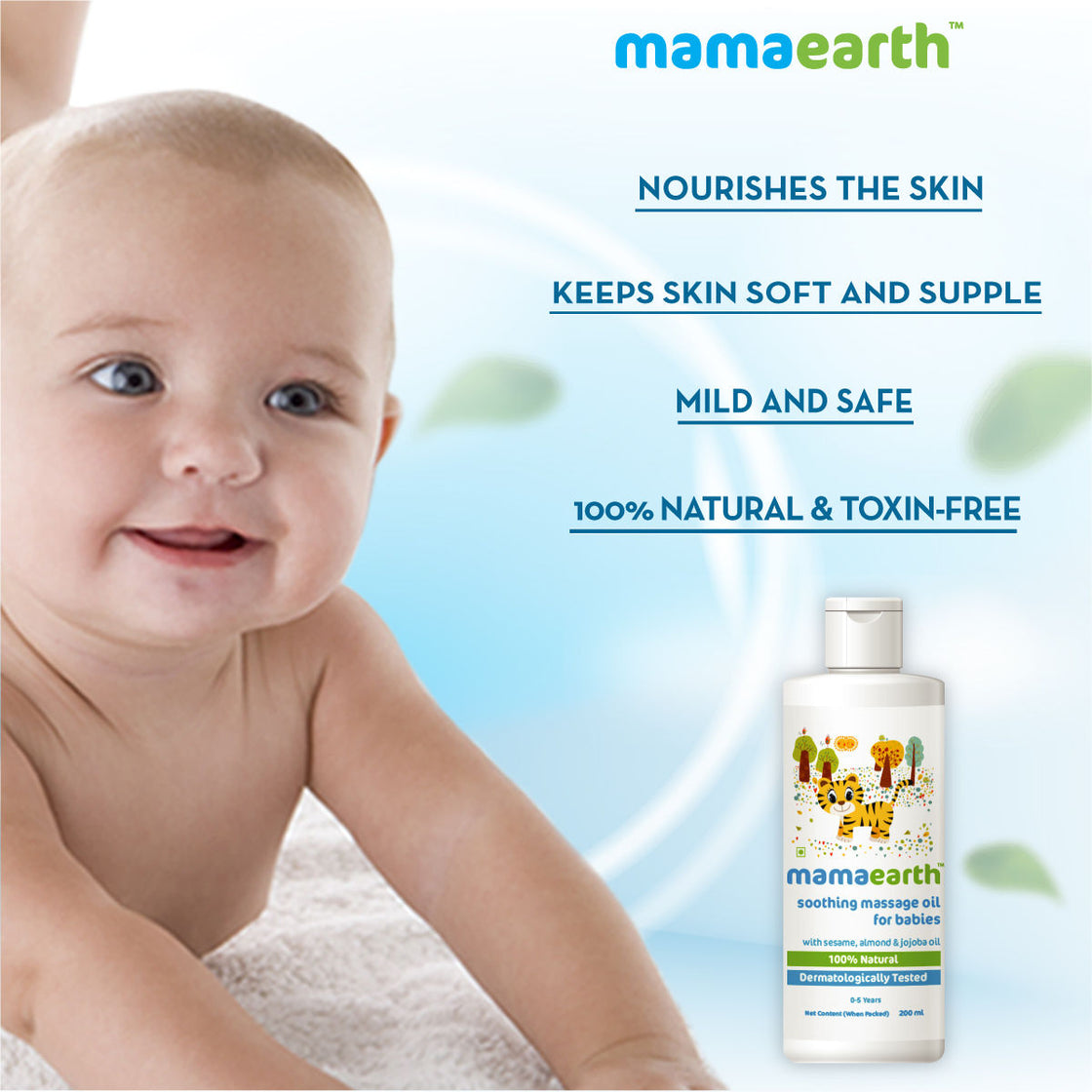 Mamaearth Soothing Baby Massage Oil With Sesame- Almond & Jojoba Oil(0-5 Yrs)-2