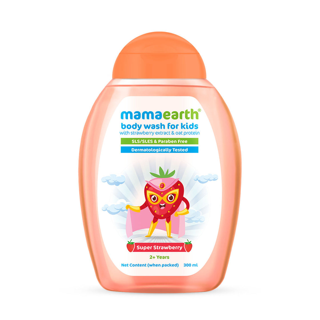 Mamaearth Super Strawberry Body Wash For Kids With Strawberry & Oat Protein-7