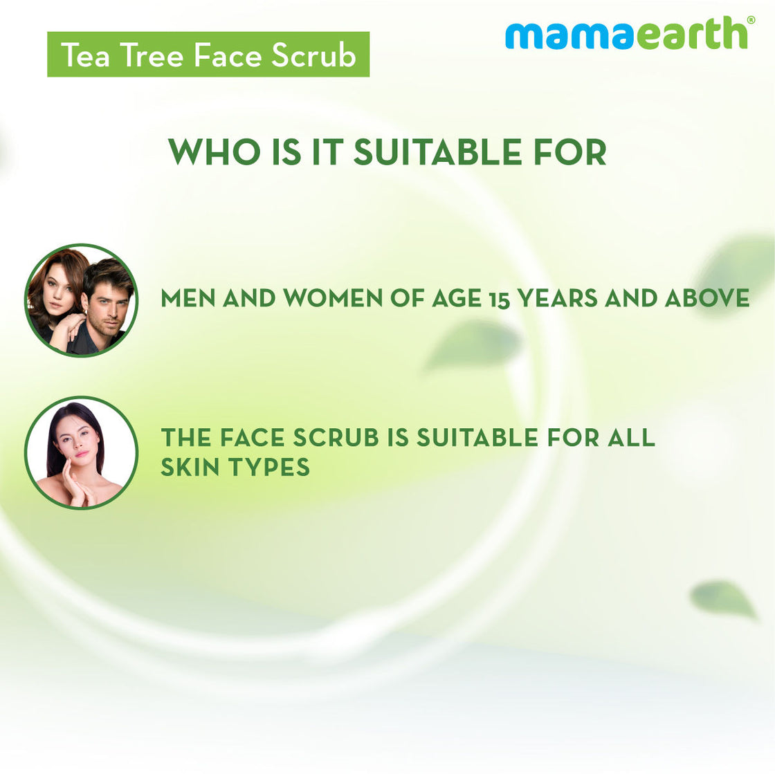 Mamaearth Tea Tree Face Scrub With Tea Tree And Neem For Skin Purification-6