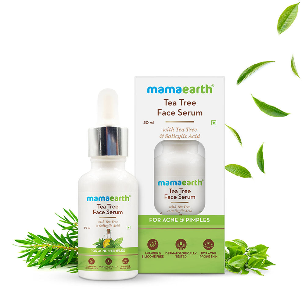 Mamaearth Tea Tree Face Serum With Tea Tree & Salicylic Acid For Acne & Pimples