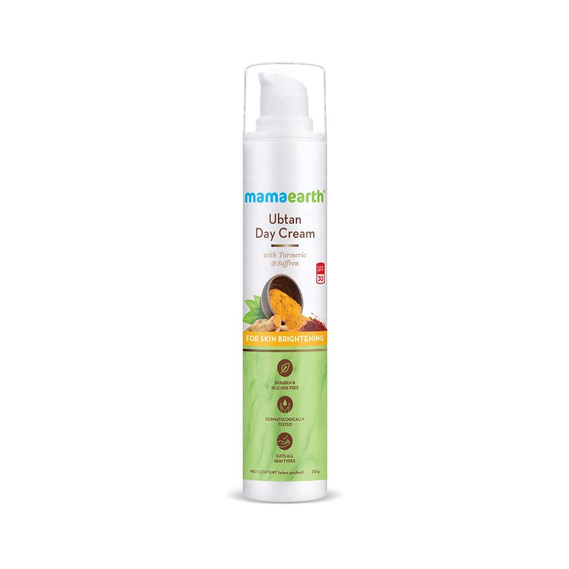 Mamaearth Ubtan Day Cream With Spf 30, With Turmeric & Saffron For Skin Brightening-7