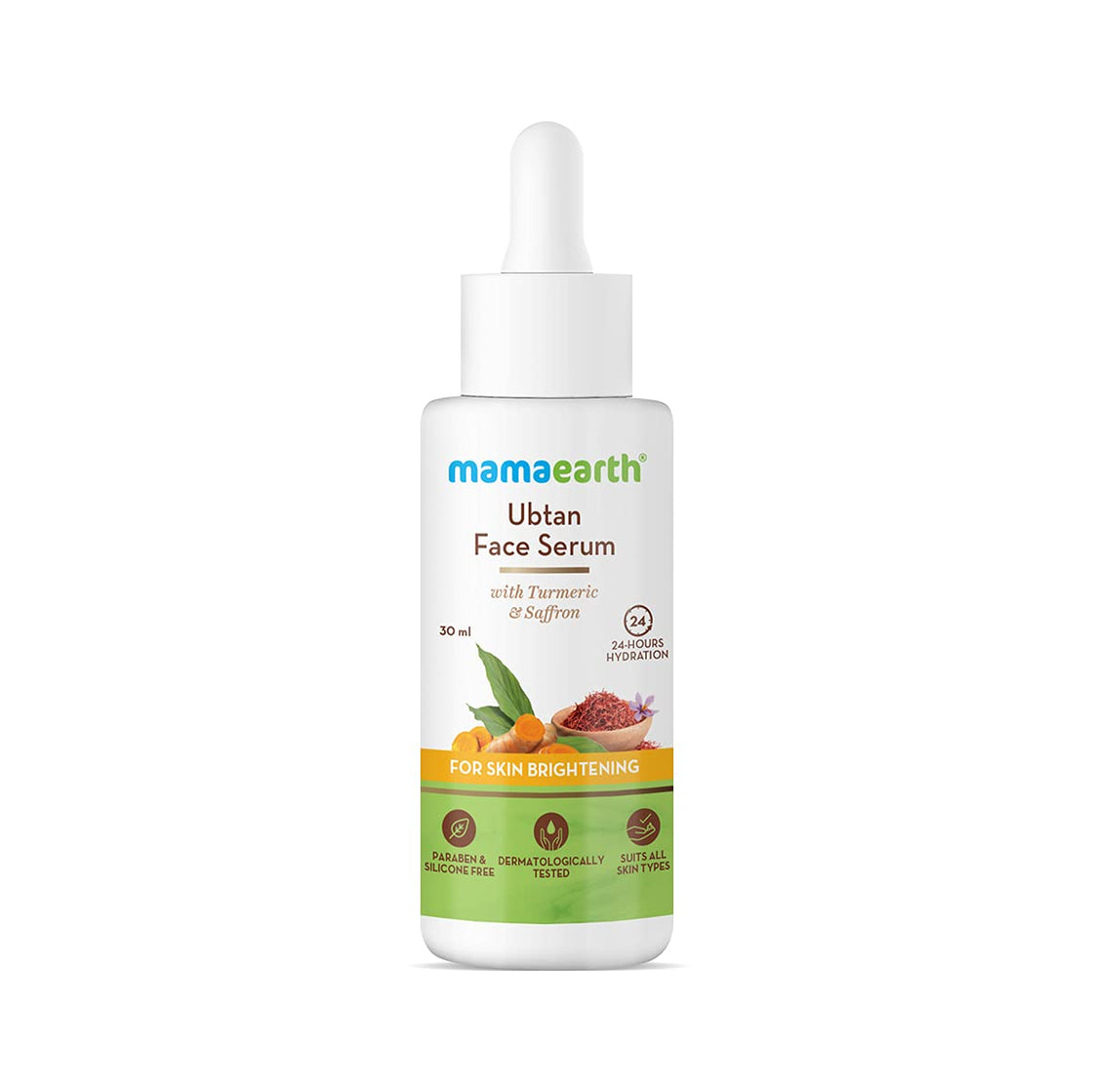 Mamaearth Ubtan Face Serum For Glowing Skin, With Turmeric & Saffron For Skin Brightening-7