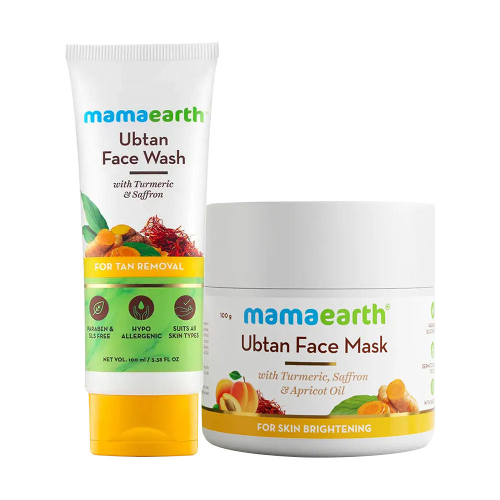 Mamaearth Ubtan Face Wash + Face Mask
