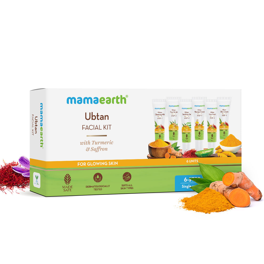Mamaearth Ubtan Facial Kit With Turmeric & Saffron For Glowing Skin-3