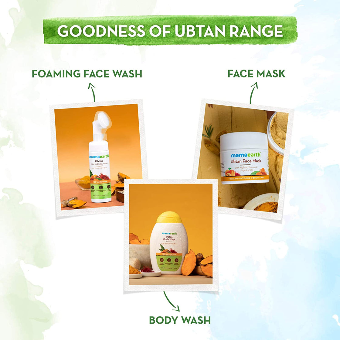 Mamaearth Ubtan Foaming Face Wash With Brush With Turmeric & Saffron For Tan Removal-5