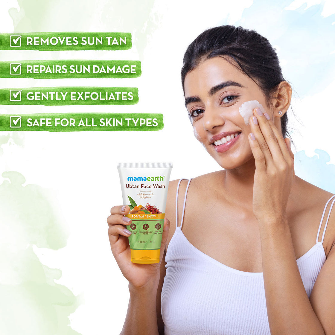Mamaearth Ubtan Natural Face Wash For Tan Removal-6
