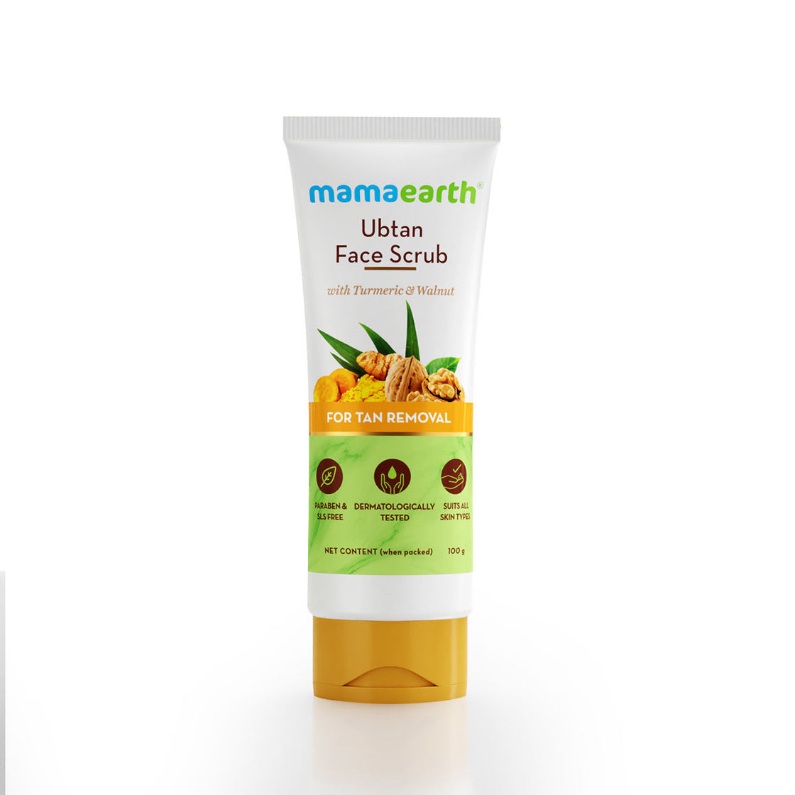 Mamaearth Ubtan Scrub For Face With Turmeric & Walnut For Tan Removal-9