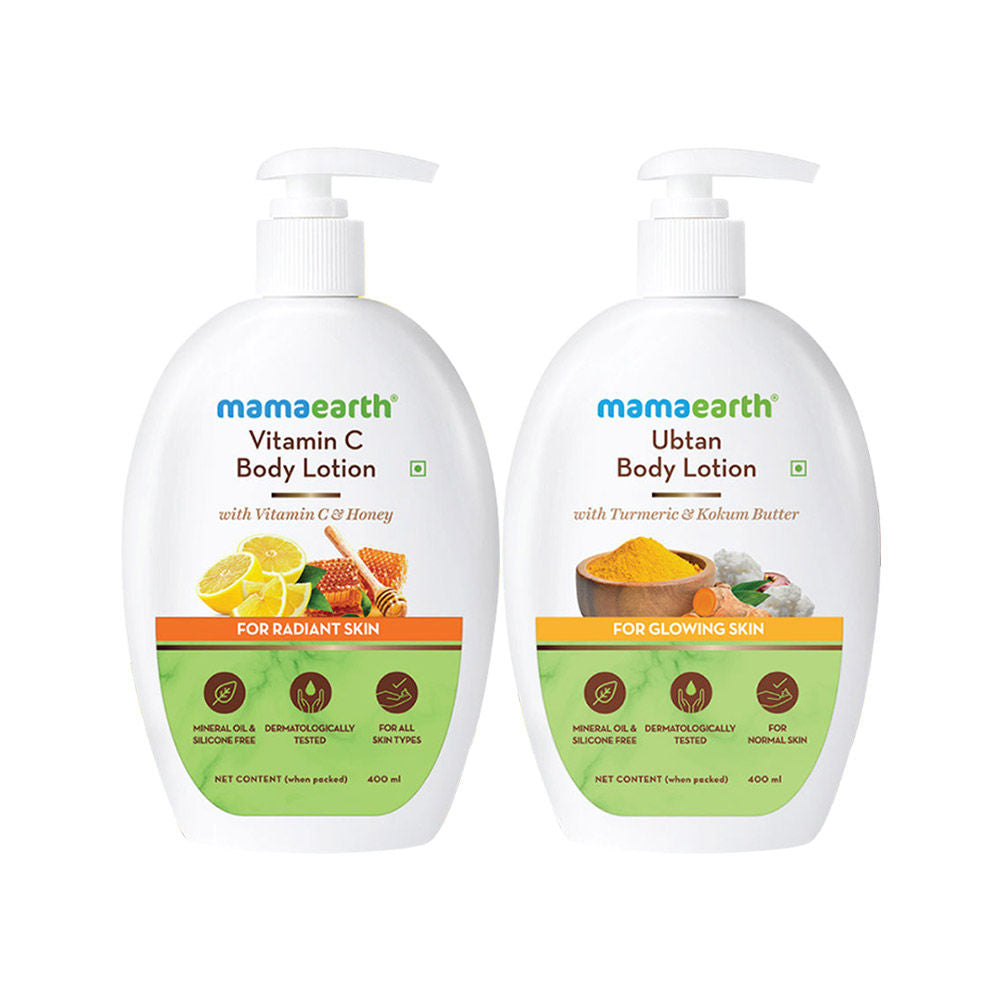 Mamaearth Vitamin C And Ubtan Body Lotion