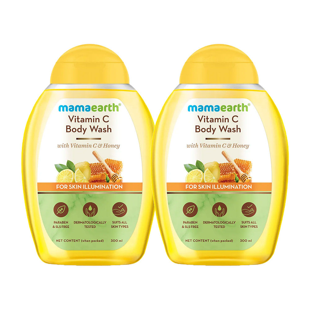 Mamaearth Vitamin C Body Wash - Pack Of 2