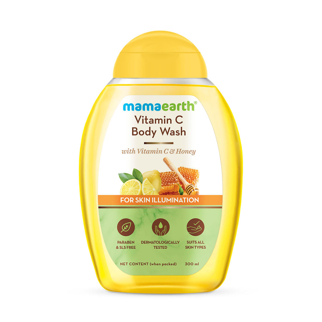Mamaearth Vitamin C Body Wash With Vitamin C & Honey For Skin Illumination-7