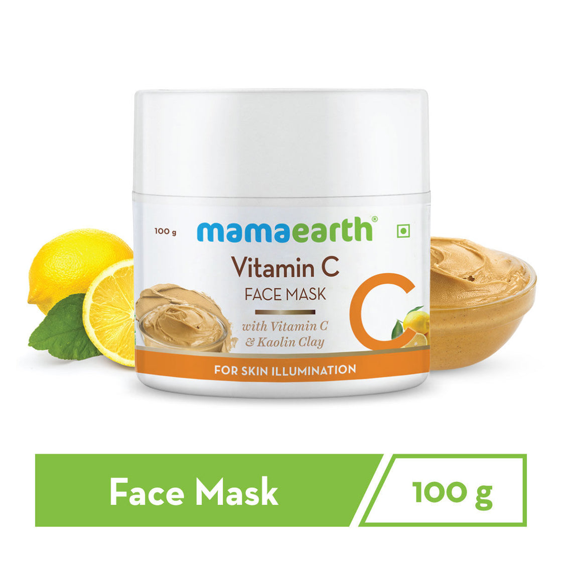 Mamaearth Vitamin C Face Mask With Kaolin Clay For Skin Illumination