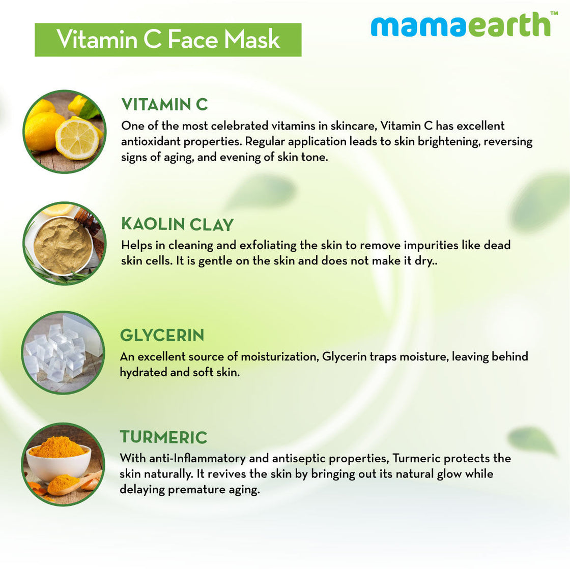 Mamaearth Vitamin C Face Mask With Kaolin Clay For Skin Illumination-3