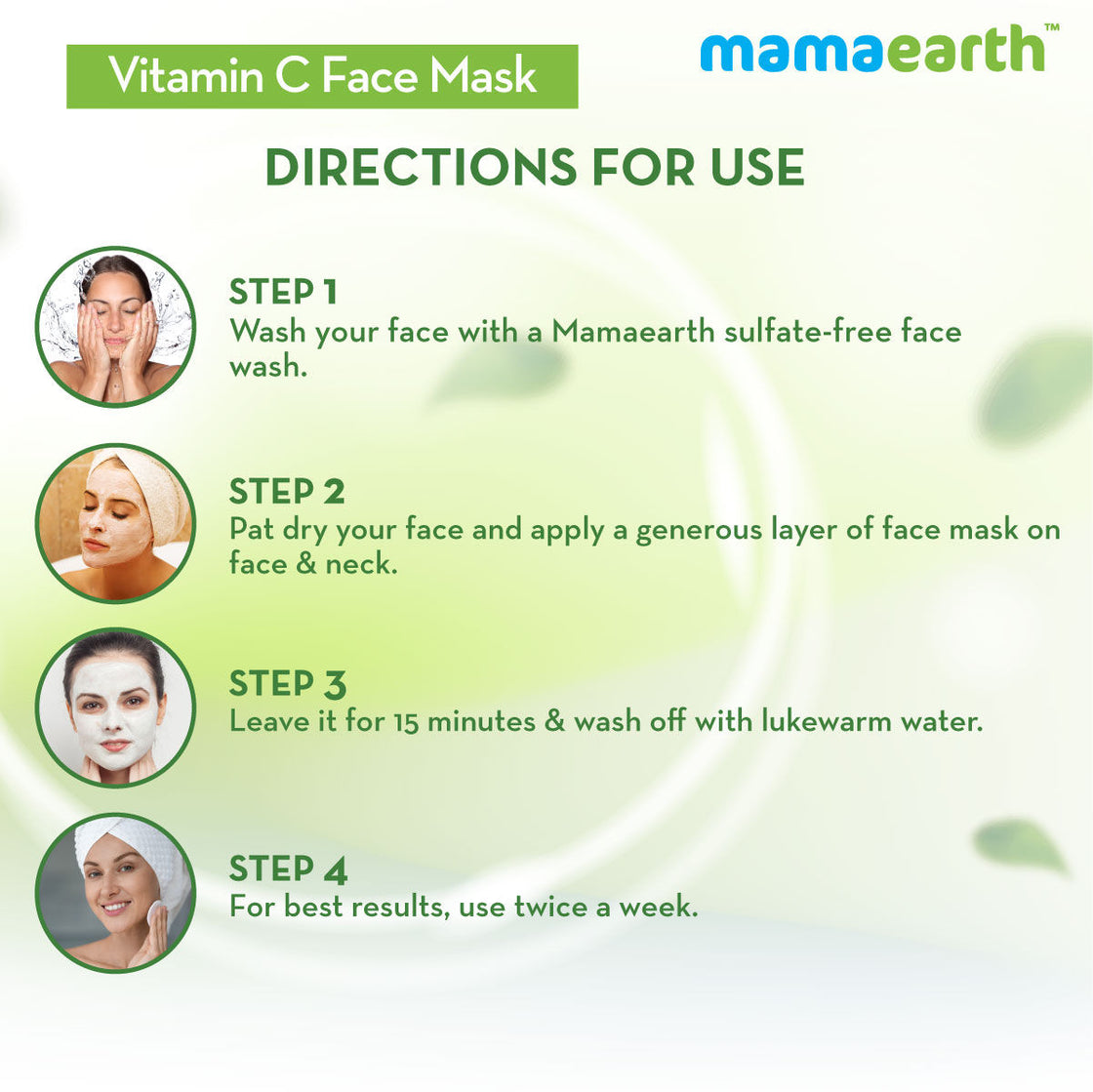 Mamaearth Vitamin C Face Mask With Kaolin Clay For Skin Illumination-6