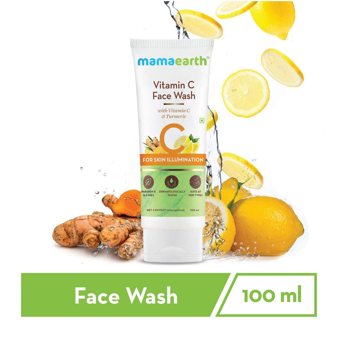 Mamaearth Vitamin C Face Wash With Vitamin C And Turmeric For Skin Illumination-2