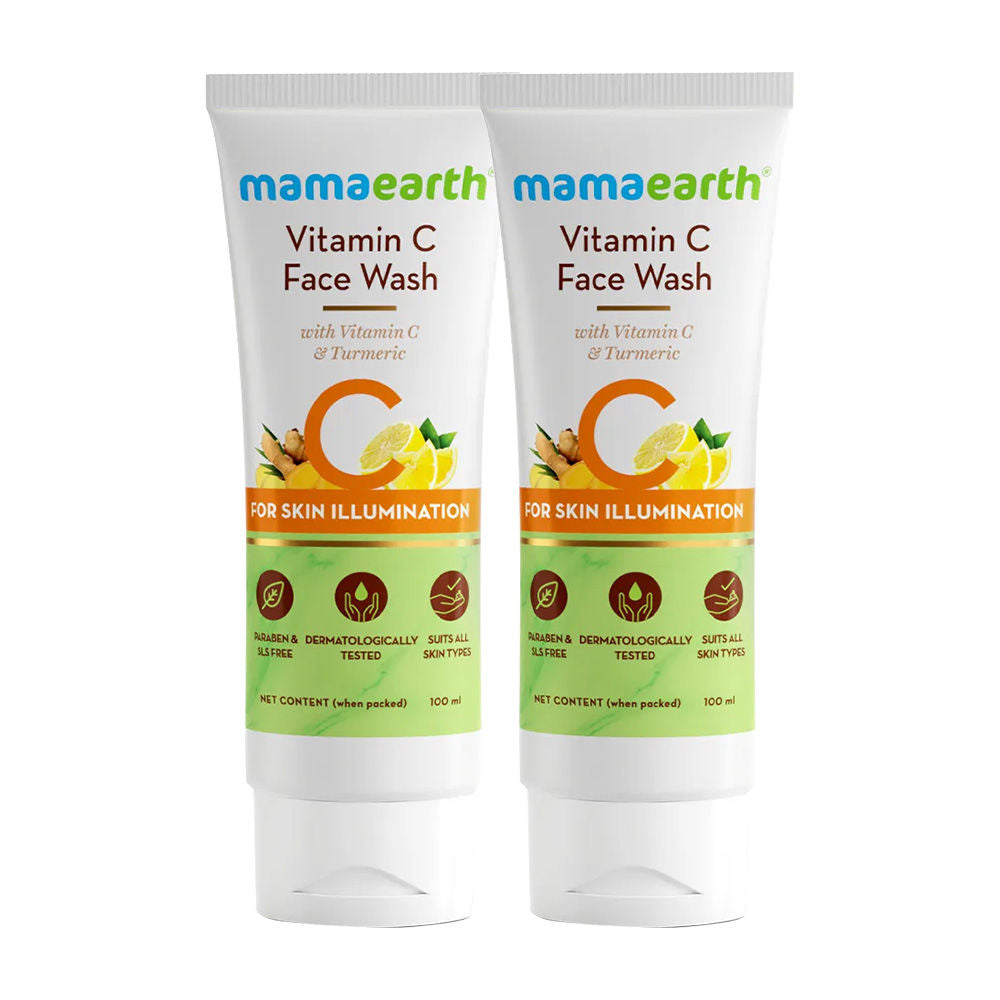 Mamaearth Vitamin C Face Wash - Pack Of 2