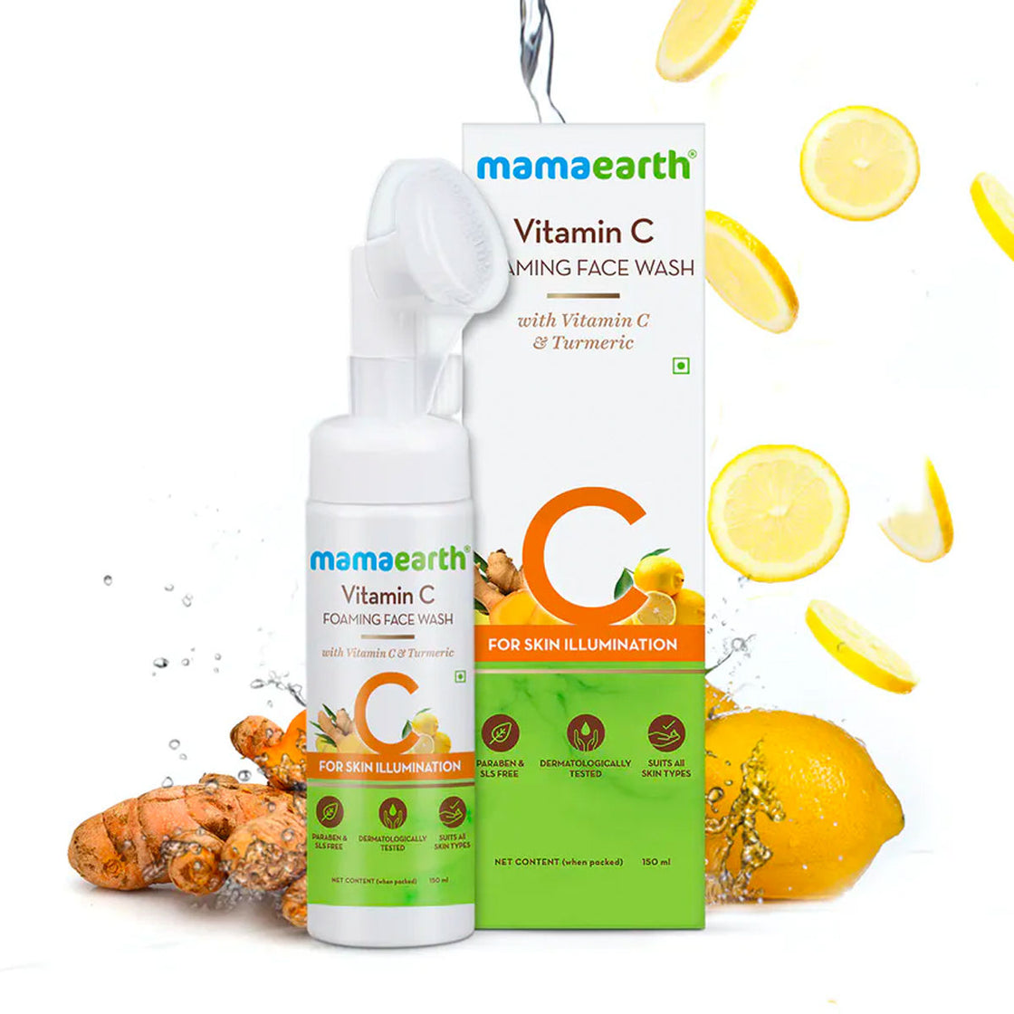 Mamaearth Vitamin C Foaming Face Wash With Vitamin C & Turmeric