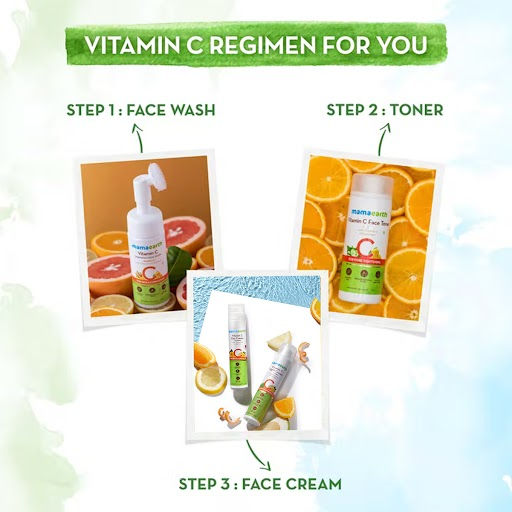 Mamaearth Vitamin C Foaming Face Wash With Brush Combo Pack With Refill For Skin Illumination-5