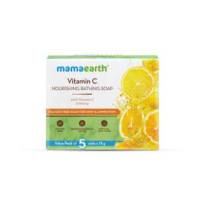 Mamaearth Vitamin C Nourishing Bathing Soap With Vitamin C And Honey For Skin Illumination-7