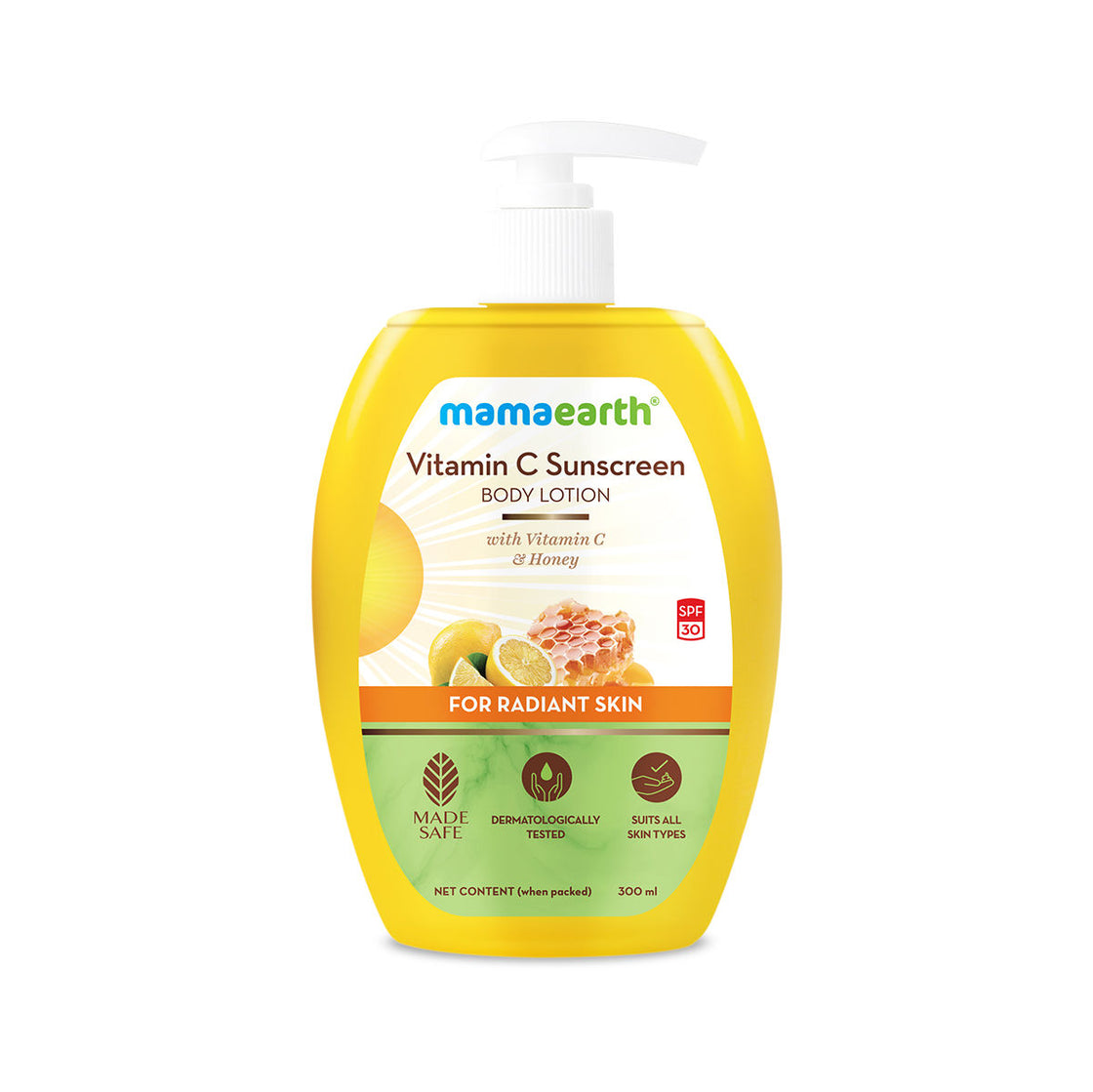 Mamaearth Vitamin C Sunscreen Body Lotion Spf 30 With Vitamin C & Honey For Radiant Skin-6