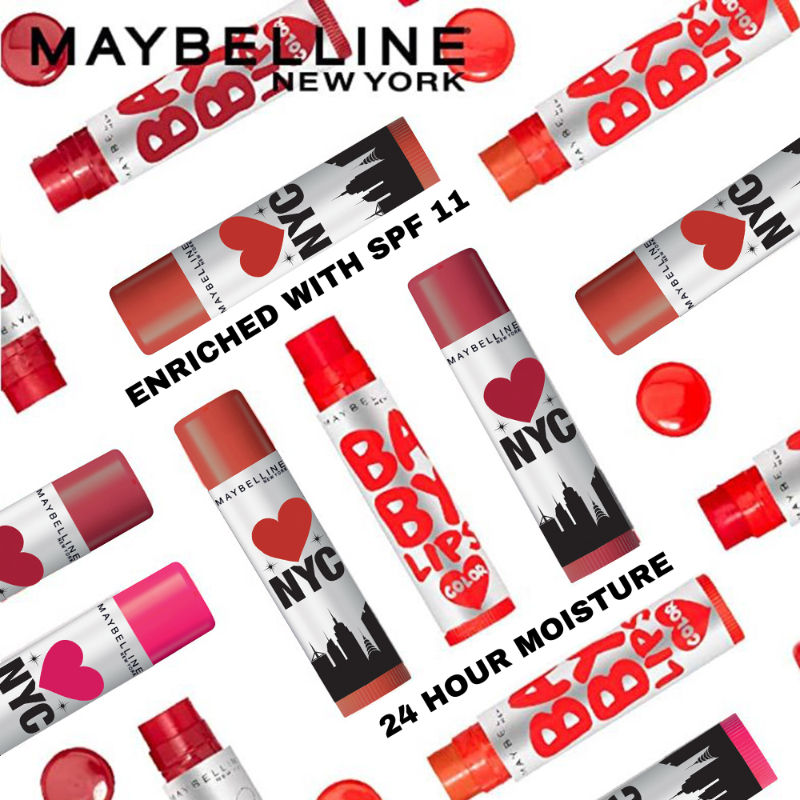 Maybelline New York Baby Lips Loves NYC Lip Balm - Broadway Red