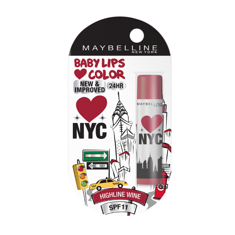 Maybelline New York Baby Lips Loves NYC Lip Balm - Highline Wine