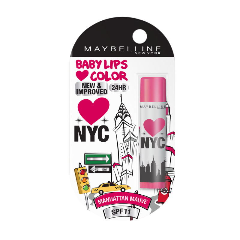 Maybelline New York Baby Lips Loves NYC Lip Balm - Mahattan Mauve