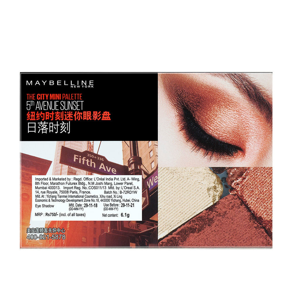 Maybelline New York City Mini Palette Eye Shadow - 5th Avenue Sunset