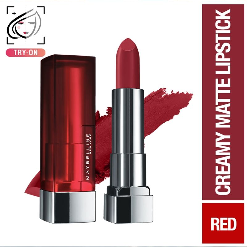Maybelline New York Color Sensational Creamy Matte Lipstick - 612 Cherry Chic