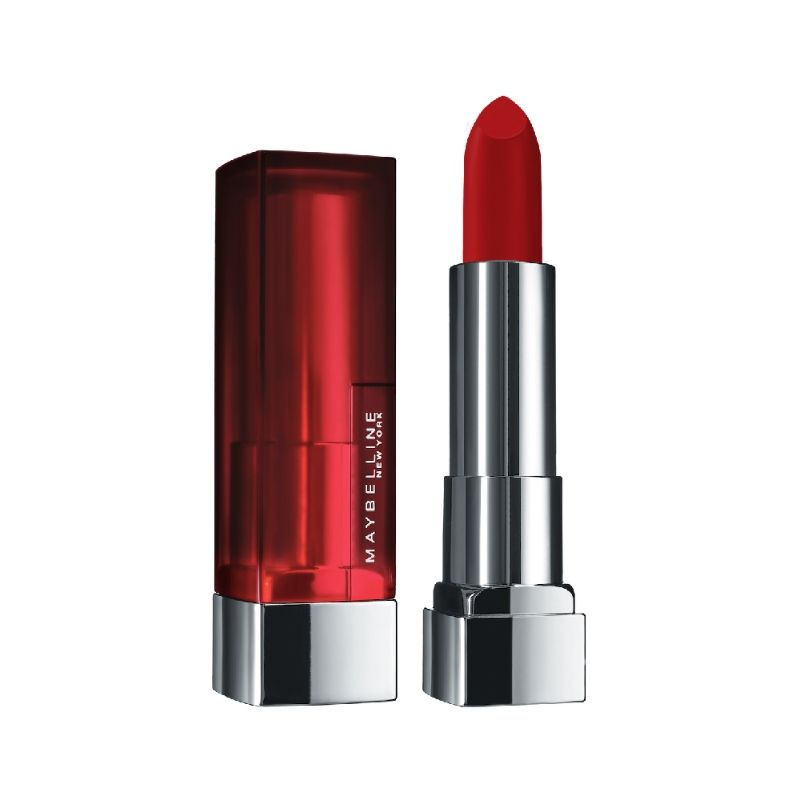 Maybelline New York Color Sensational Creamy Matte Lipstick - 634 Bold Crimson