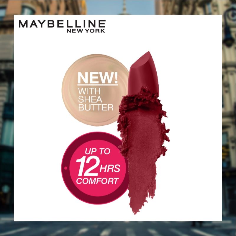Maybelline New York Color Sensational Creamy Matte Lipstick - 695 Divine Wine