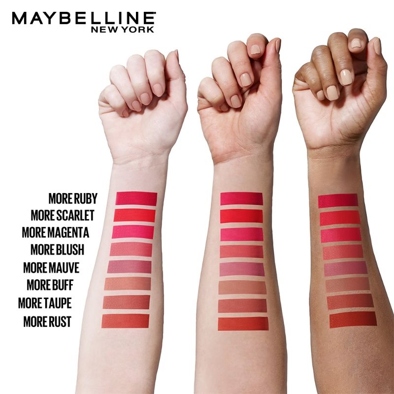 Maybelline New York Color Sensational Ultimattes Lipstick - More Buff