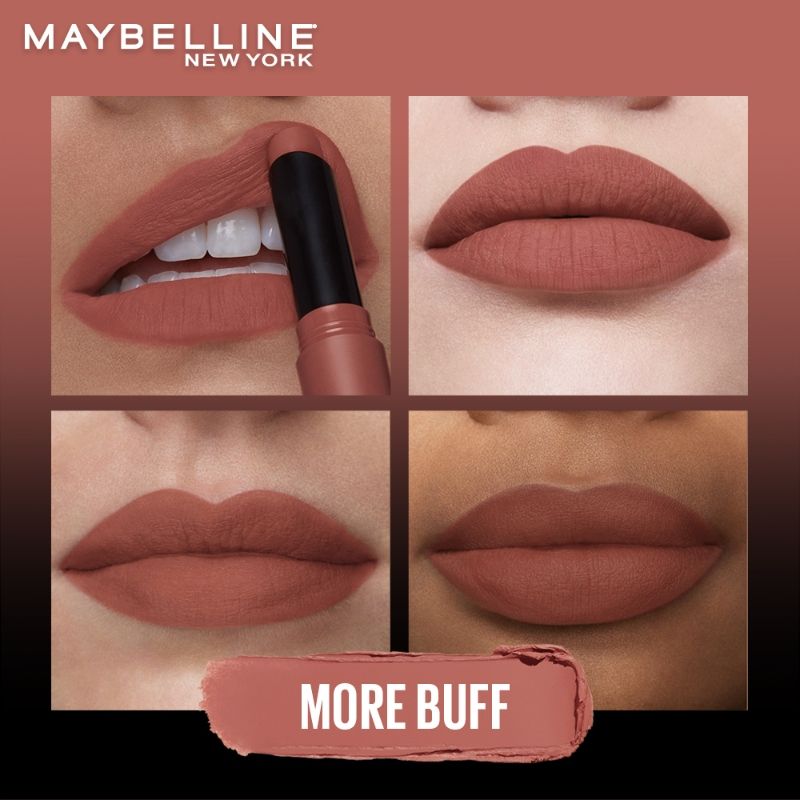 Maybelline New York Color Sensational Ultimattes Lipstick - More Buff