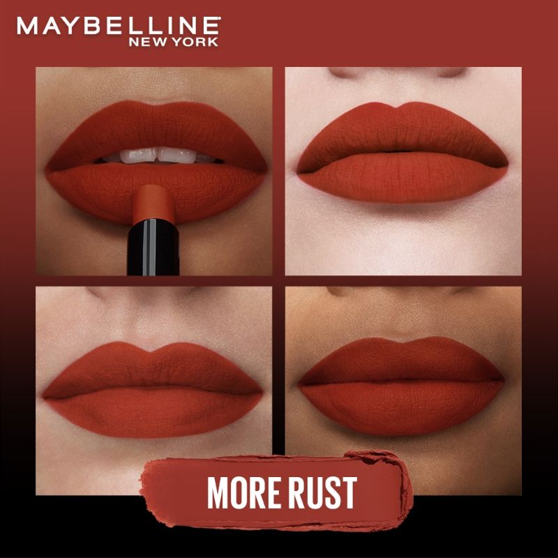 Maybelline New York Color Sensational Ultimattes Lipstick - More Rust