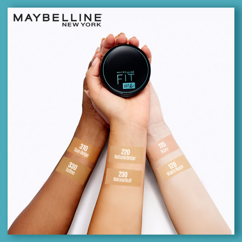 Maybelline New York Fit Me 12hr Oil Control Compact - Warm Nude