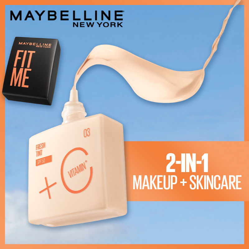 Maybelline New York Fit Me Fresh Tint With SPF 50 & Vitamin C - Shade 03