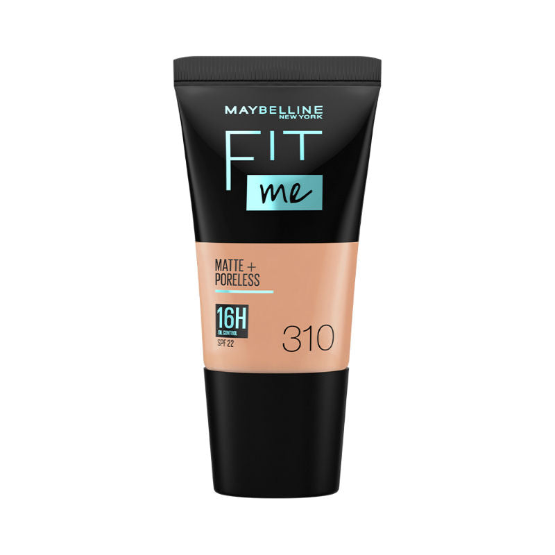 Maybelline New York Fit Me Matte + Poreless 16HR Oil Control Foundation Tube - 310 Sun Beige