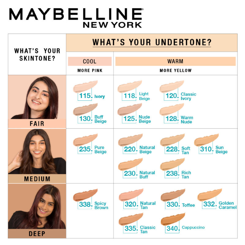 Maybelline New York Fit Me Matte + Poreless 16HR Oil Control Foundation Tube - 310 Sun Beige