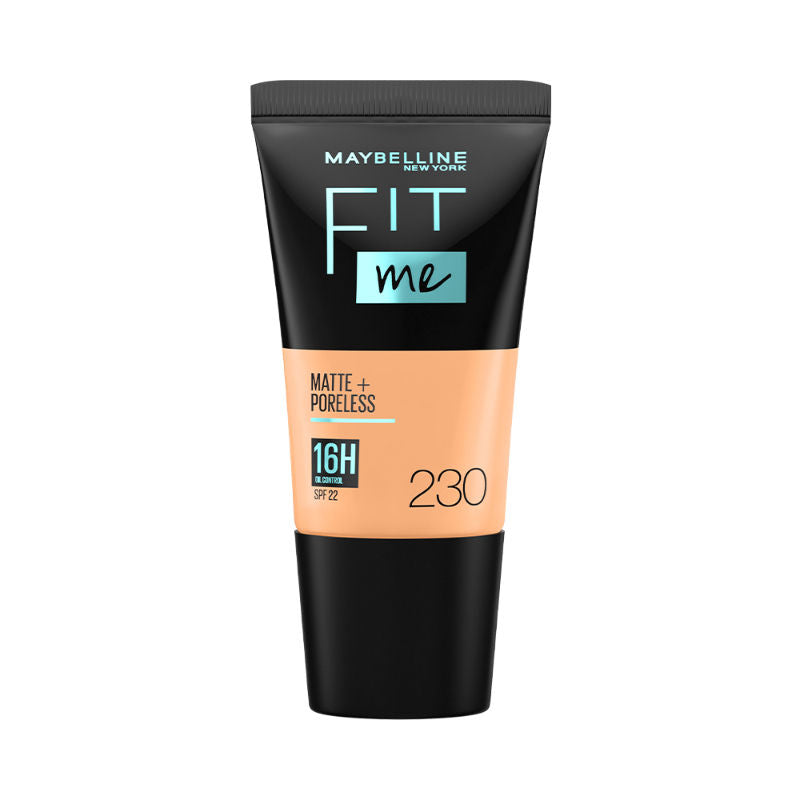 Maybelline New York Fit Me Matte+Poreless Foundation Tube - 230 Natural Buff With Clay
