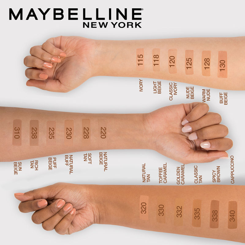 Maybelline New York Fit Me Matte+Poreless Liquid Foundation 16H Oil Control - 220 Natural Beige
