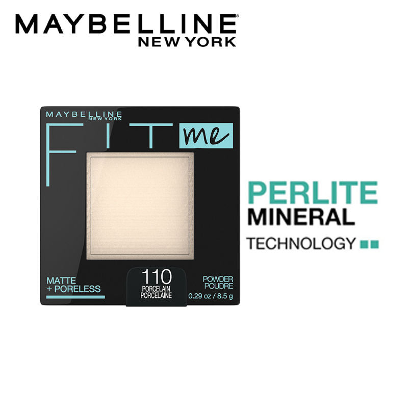 Maybelline New York Fit Me Matte + Poreless Powder - 110 Porcelain